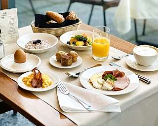 Frühstück Tisch von Oben 3
