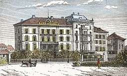 Stich farbig Schweizerhof 1 Stich farbig Schweizerhof 1