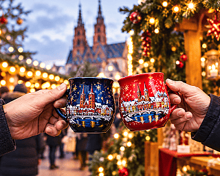 Glühweintasse Basler Weihnachtsmarkt